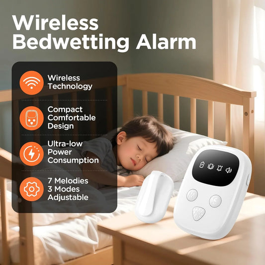 Wireless Bedwetting Alarm | Smart Sensor for Deep Sleep Training